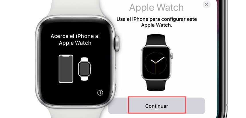 Cómo enlazar Apple Watch con iPhone